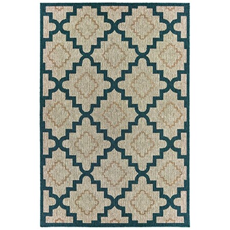 Oriental Weavers 9 ft. 10 in. x 12 ft. 10 in. Latitude Rectangle Rug Grey L804I3300390ST
